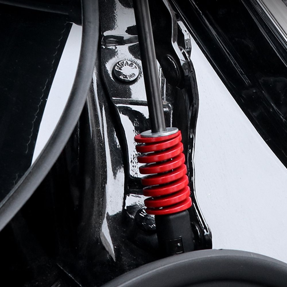 6PCS Spring Mod Kits Modification Spring Parts Accessories red Trunk Tailgate Strut Support Spring,OD Spiral Stamping Compression Spring Replacement Model 3 - Image 4