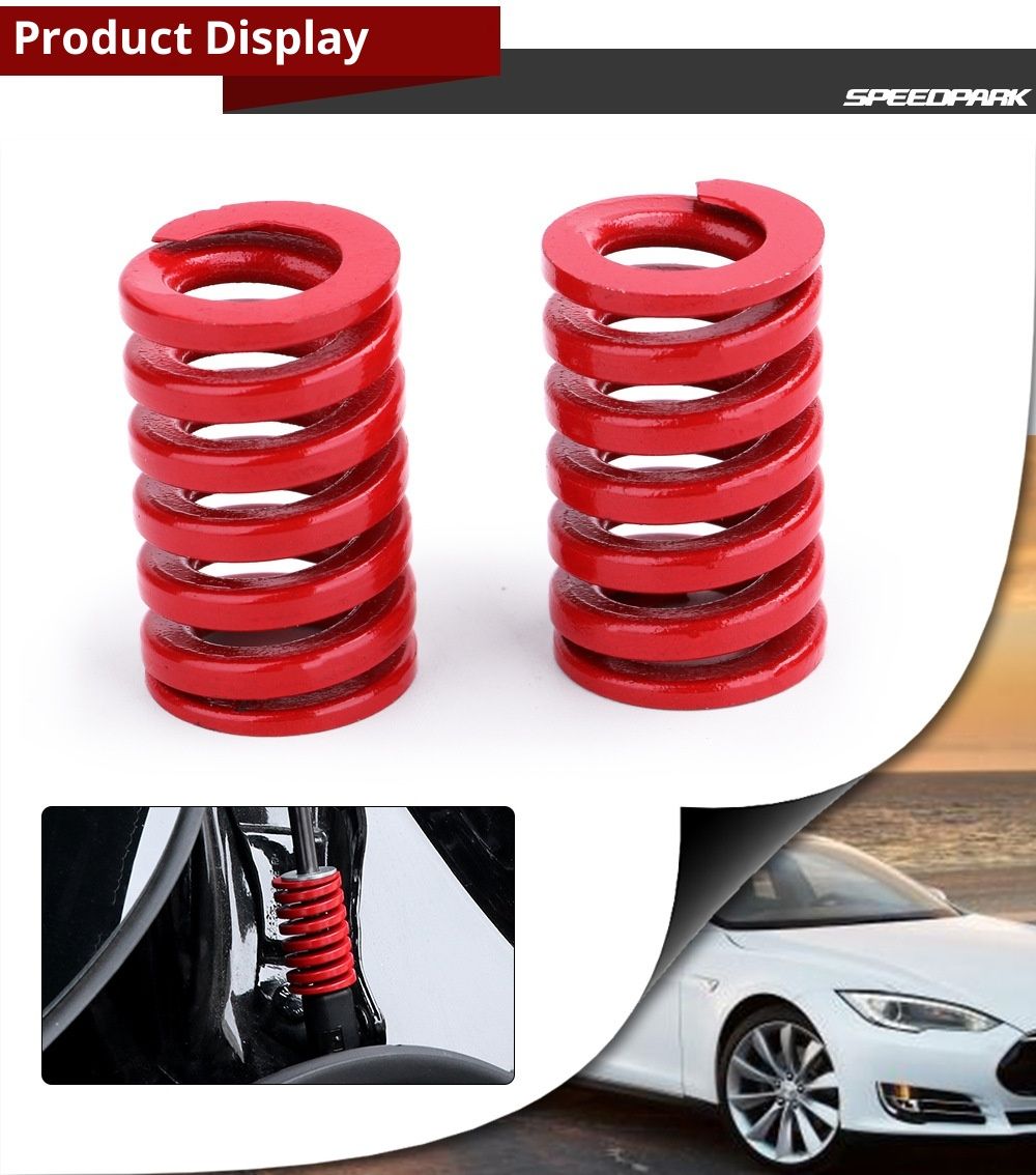 6PCS Spring Mod Kits Modification Spring Parts Accessories red Trunk Tailgate Strut Support Spring,OD Spiral Stamping Compression Spring Replacement Model 3 - Image 5