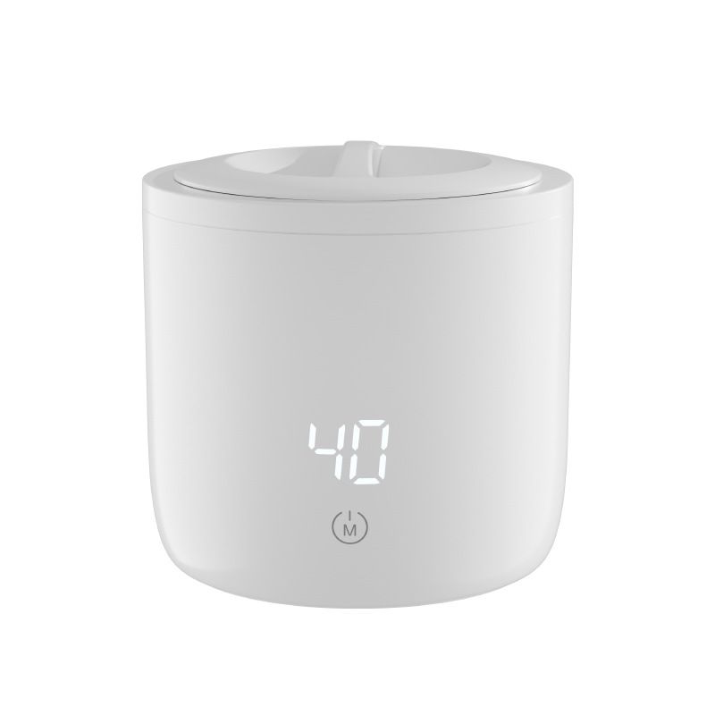 Baby Bottle Warmer Portable 3 Minutes Fast Milk Warmer for Travel with 4 Selectable Temperature & Burn Protection（white） - Image 1