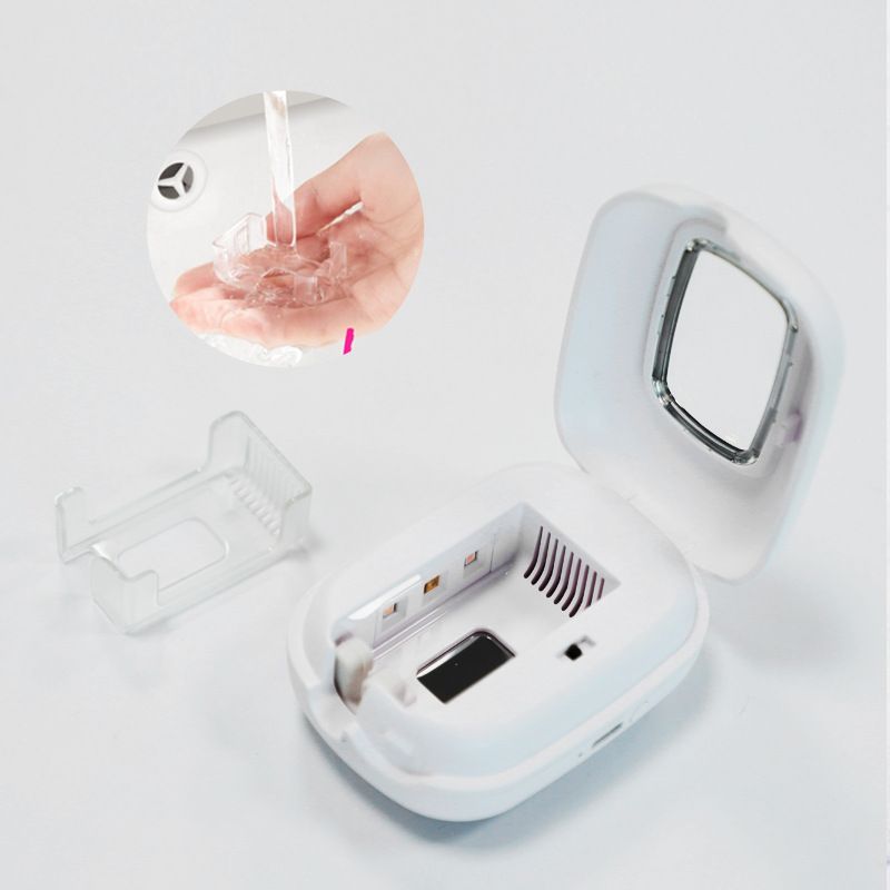 UV Toothbrush Covers Case Holder,Dual UVC Light Clear Window,Toothbrush Cleaner Portable Brush Cover and Travel Case Fits Most Electric and Manual Toothbrushes - Image 3