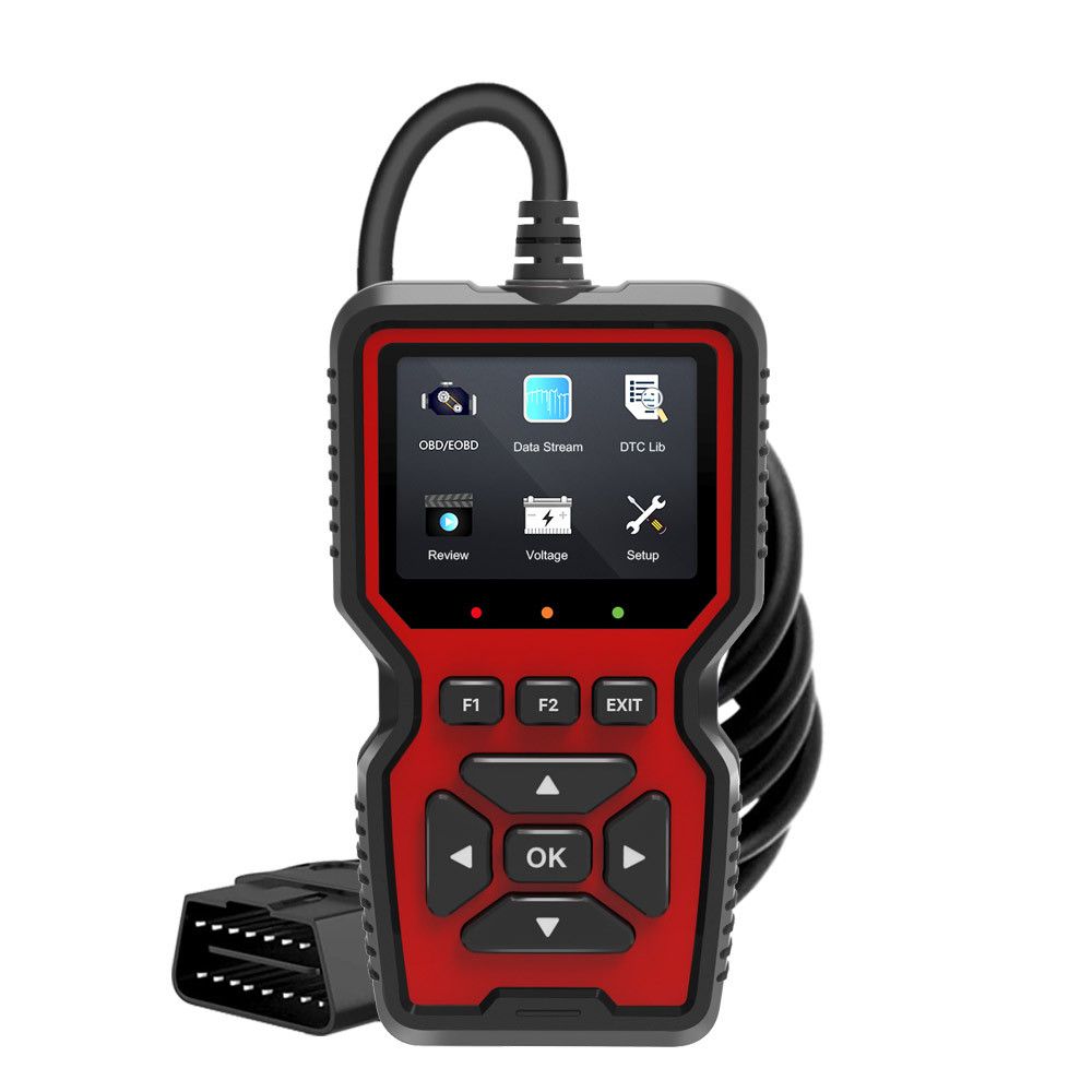 OBD2 Scanner Diagnostic Tool, Check Engine Code Reader OBD2 Scanner with Reset, Mode 6, Mode 8 & I/M Readiness, Auto Check Engine Light Car Diagnostic Scan Tool for All OBDII Car Since 1996 - Image 1