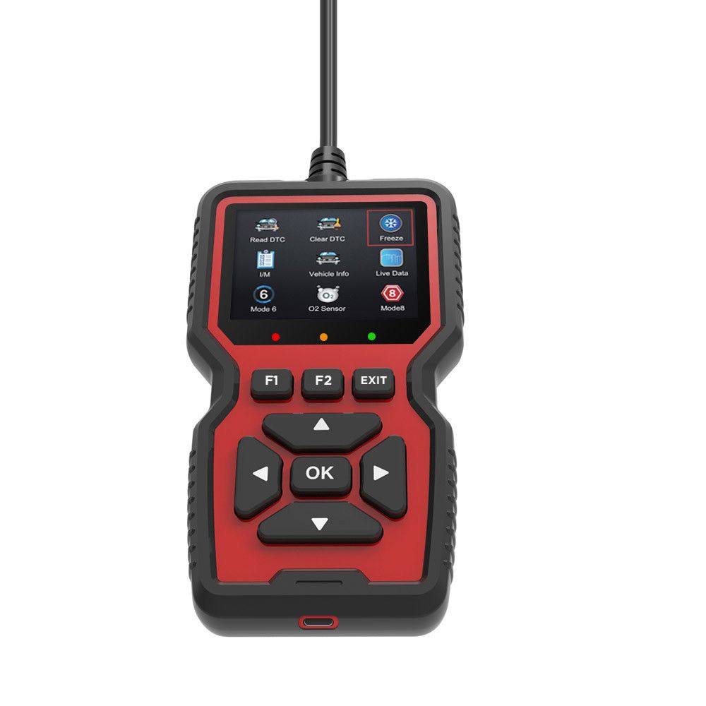 OBD2 Scanner Diagnostic Tool, Check Engine Code Reader OBD2 Scanner with Reset, Mode 6, Mode 8 & I/M Readiness, Auto Check Engine Light Car Diagnostic Scan Tool for All OBDII Car Since 1996 - Image 2