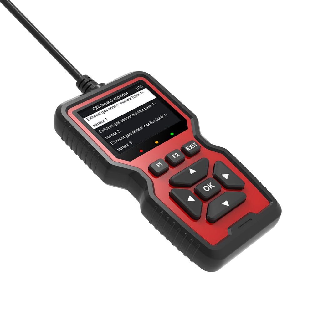OBD2 Scanner Diagnostic Tool, Check Engine Code Reader OBD2 Scanner with Reset, Mode 6, Mode 8 & I/M Readiness, Auto Check Engine Light Car Diagnostic Scan Tool for All OBDII Car Since 1996 - Image 3