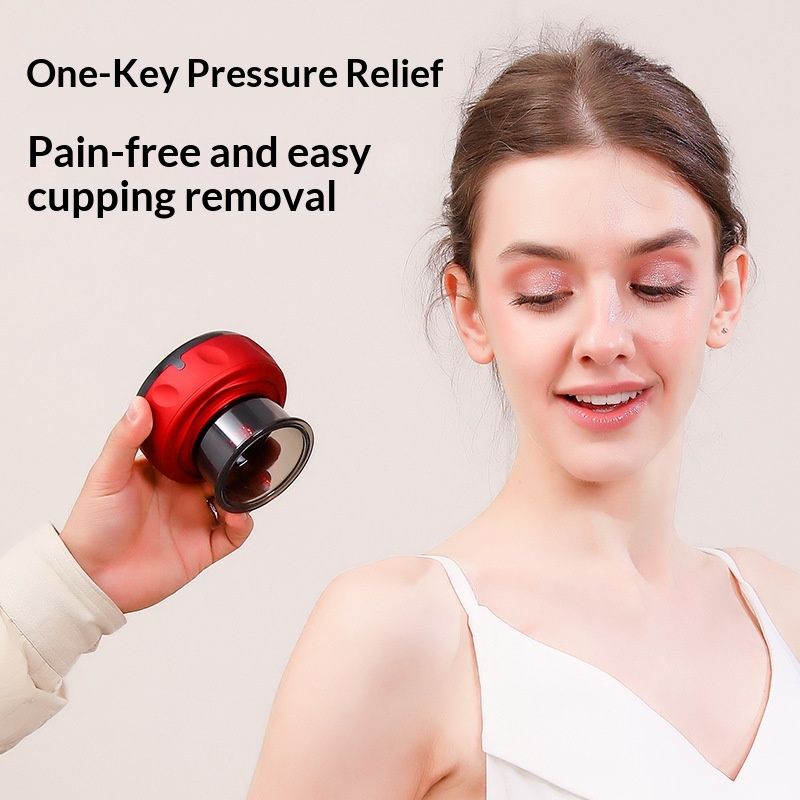 4-in-1 Smart Cupping Therapy Massager, Red Light Therapy for Targeted Pain Relief, Knots, Aches, Muscle Soreness, Circulation & Tighter Skin, Portable Cupping Kit - Image 4