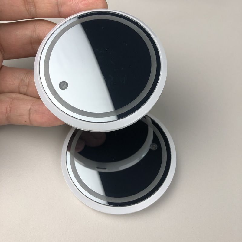 2pcs LED Car Cup Holder Lights, Changeable Color USB Charging Luminescent Car Cup Holder Mat Coaster Insert, LED Interior Atmosphere Lamp - Image 3