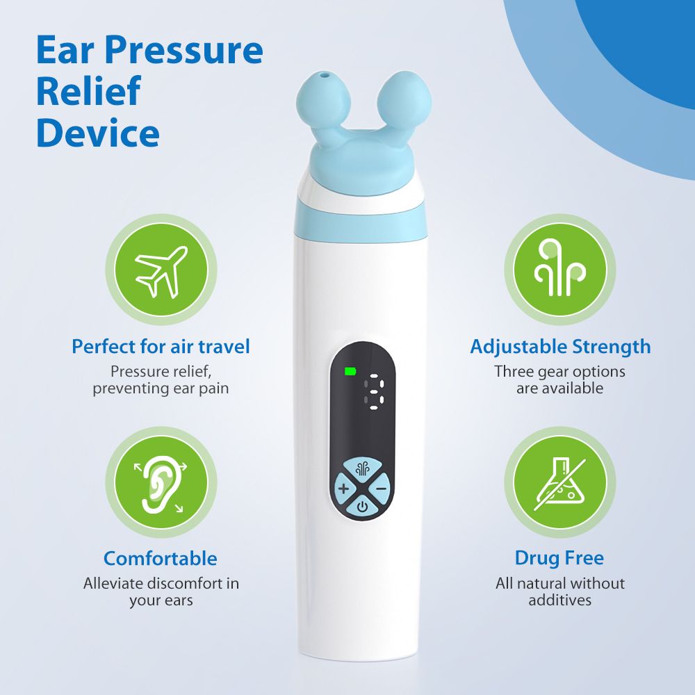 Eustachian Tube Ear Pressure Relief Device | Unclog Ears, Balance Pressure & Relieve Tinnitus | Ear Care for Travel, Diving & Swimming（15*3.5*3.5 cm） - Image 4