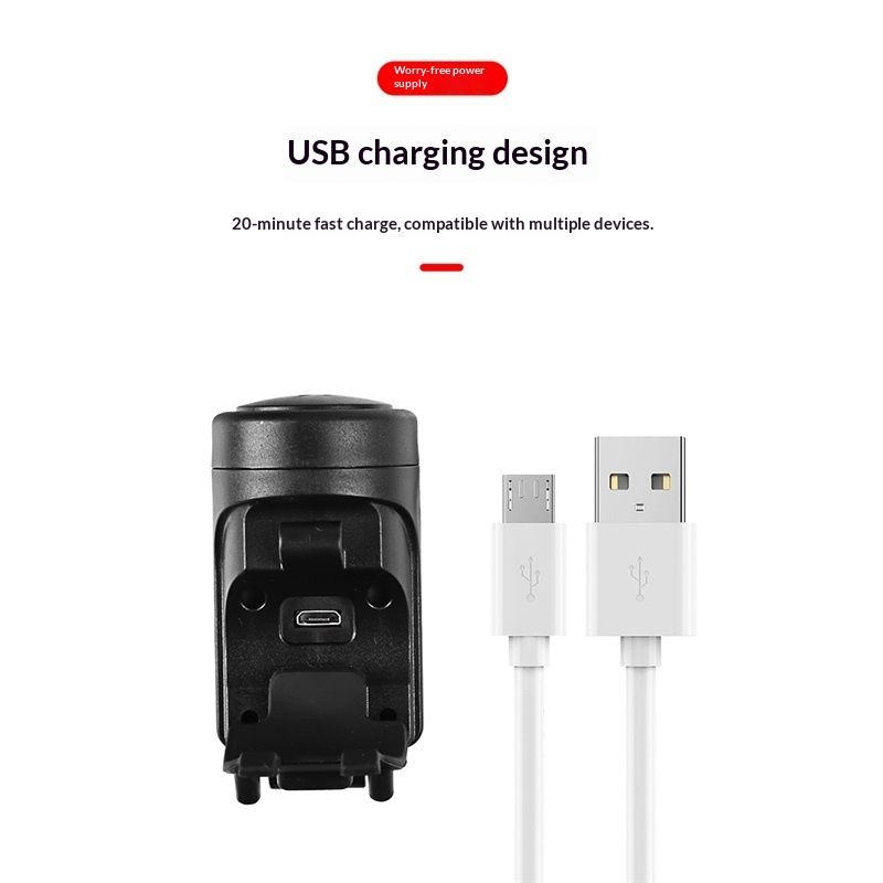 Electric Horn, Electronic Bell, 120DB Horn for Adults, 4 Sound Modes Horn for Bike, Loudest Horn with Rechargeable Battery for Mountain - Image 3