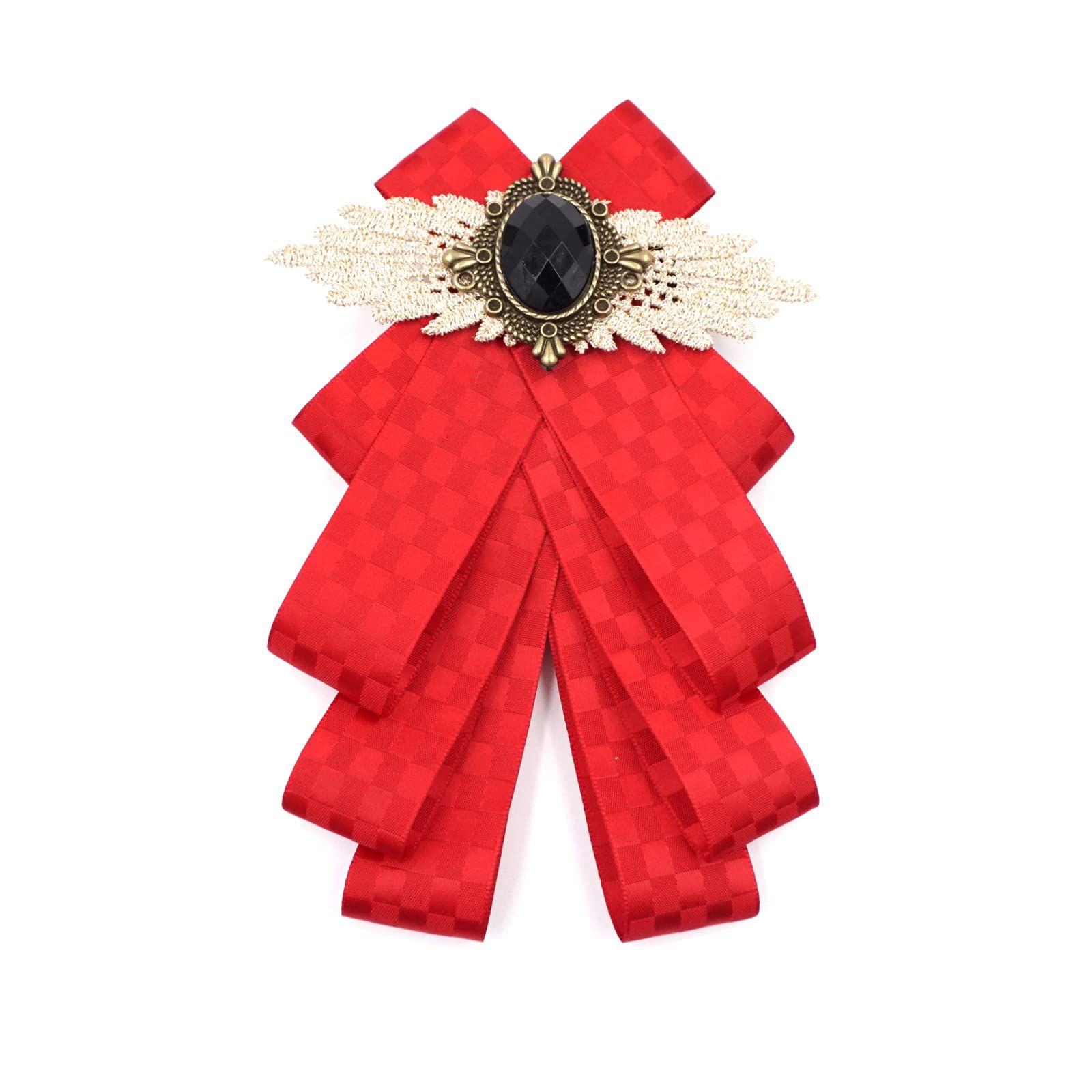 Dangle Wedding Party Bow Tie Women/Men Ribbon Pre Tied Neck Tie Adustable, Tied Bow Tie Luxury Decorative Suit - Image 1