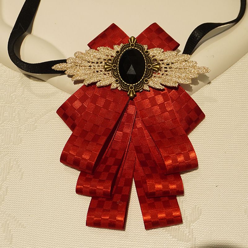 Dangle Wedding Party Bow Tie Women/Men Ribbon Pre Tied Neck Tie Adustable, Tied Bow Tie Luxury Decorative Suit - Image 2