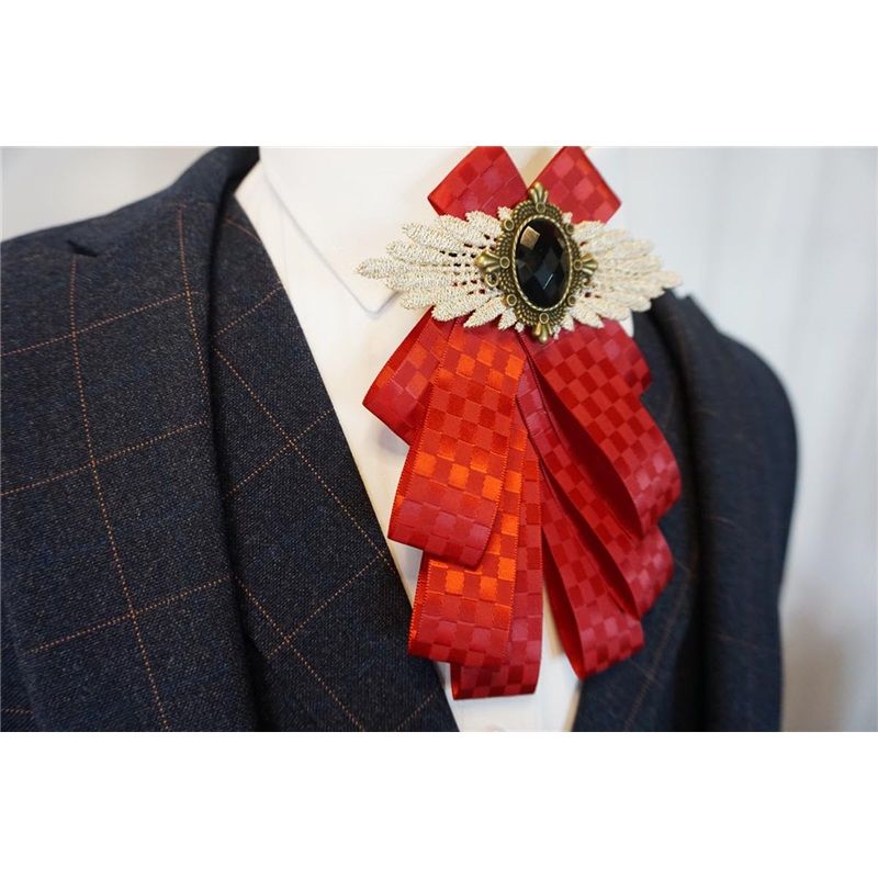 Dangle Wedding Party Bow Tie Women/Men Ribbon Pre Tied Neck Tie Adustable, Tied Bow Tie Luxury Decorative Suit - Image 4