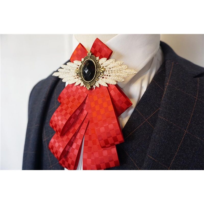 Dangle Wedding Party Bow Tie Women/Men Ribbon Pre Tied Neck Tie Adustable, Tied Bow Tie Luxury Decorative Suit - Image 5