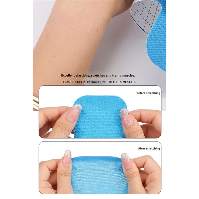 Kinesiology Tape for Ankle, 12 Count Ankle Tape Precut, Original Cotton Waterproof & Breathable, Enhance Elastic Kinesiology Athletic Tape for Ankle Support and Muscle to More Sports - Image 2