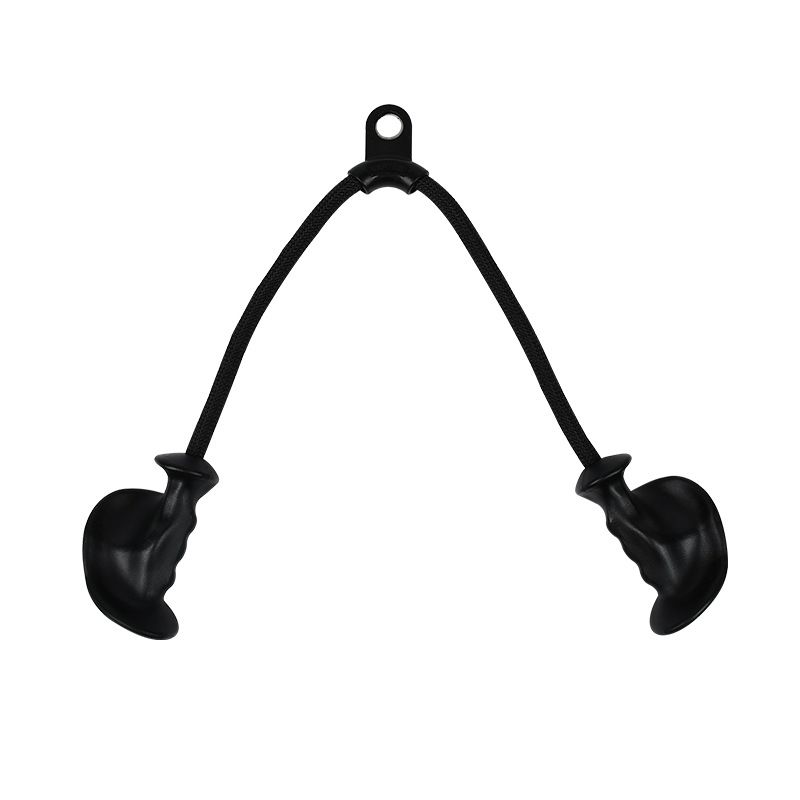 Tricep Rope with Ergonomic Handles, 32 Inch Tricep Pull Down Rope for Cable Machine, Pulley System, Triceps Rope Cable Attachment for Gym, Home - Image 1