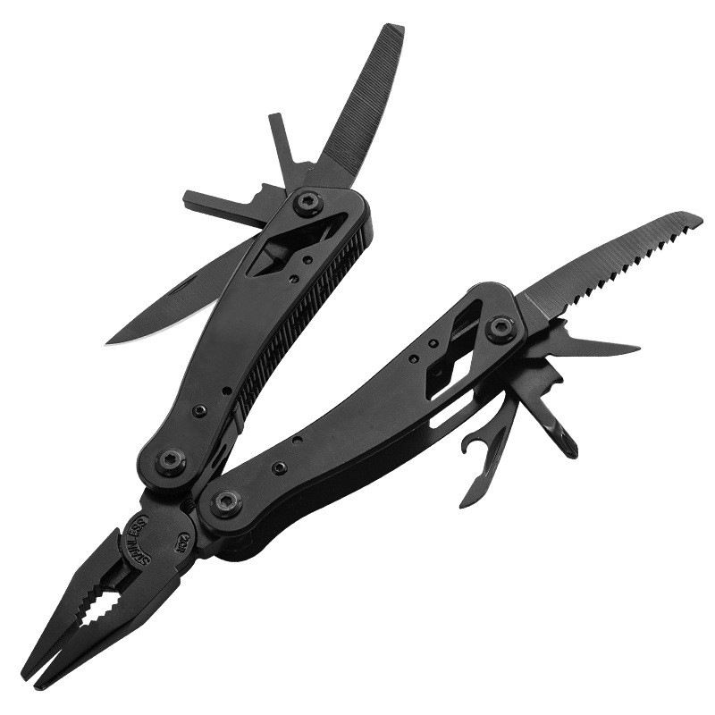 Pocket Multitool with Knife, Pliers, Screwdriver & Needle Nose Pliers, Wire Stripper, Professional Multi Tool Kit for Camping, Hiking, Survival, Hunting, Outdoor, Simple Repair - Image 1