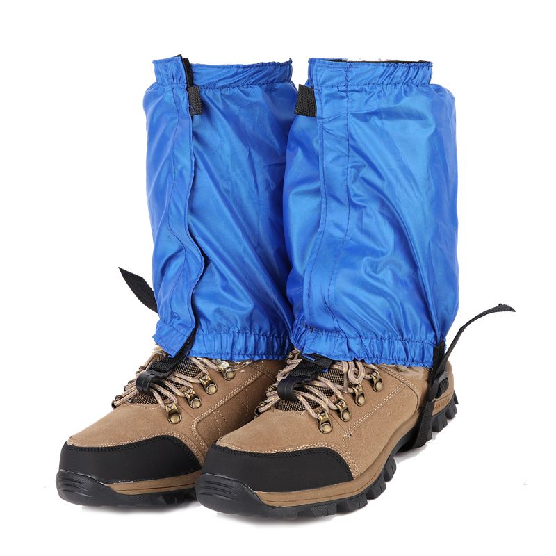 Waterproof Ankle Gaiters for Hiking Boots and Shoes Lightweight Adjustable Leg Gators for Men Women Shoe Gaiters（blue） - Image 2