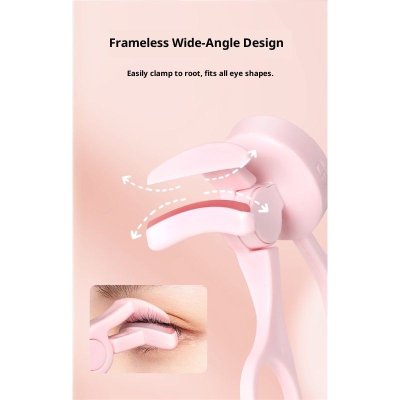 Heated Eyelash Curler Rechargeable Electric Lash Curler with Type-C,  Anti-Burn Mini Heat Design, Gift for Women Girls, Pink 2pcs - Image 3