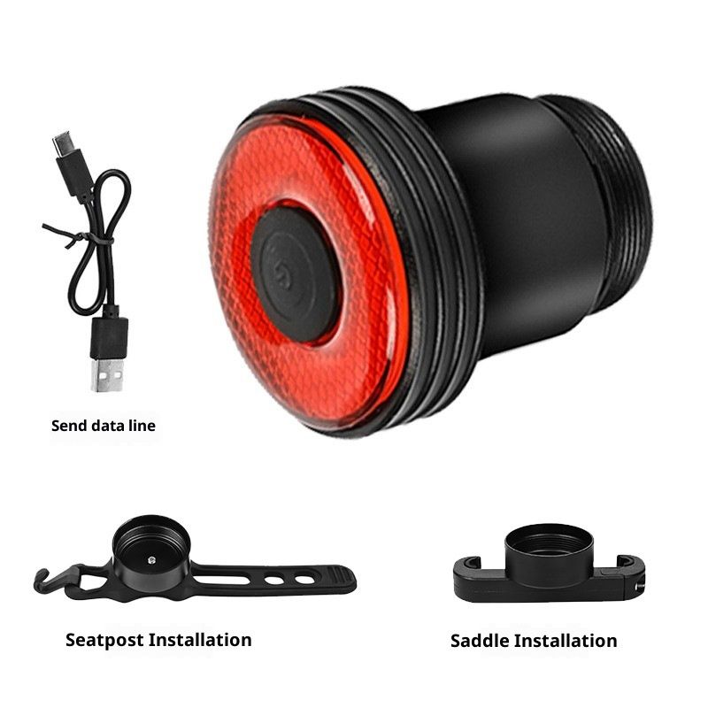 Bike Tail Light Smart,Brake Sensing Bicycle Rear Lights for Night Ride,Ultra Bright LED Back Lights,Type C USB Rechargeable,Cycling Safety Taillight Accessories(Double base) - Image 1