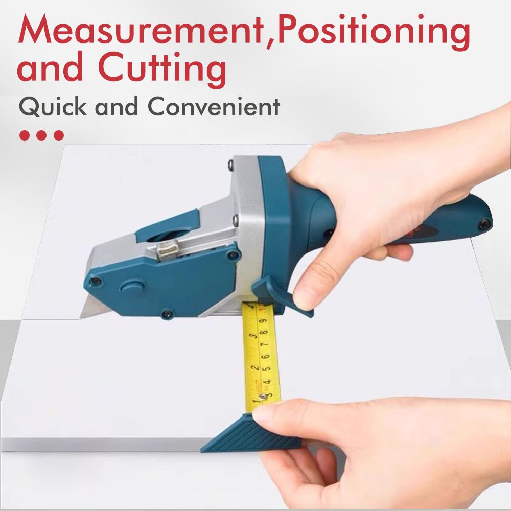 Gypsum Board Cutting Tool Gypsum Board Cutter Multifunctional Woodworking Panel with Tape Measure Tool Kit Includes Cutter, Pencil and 5 Blades - Image 4