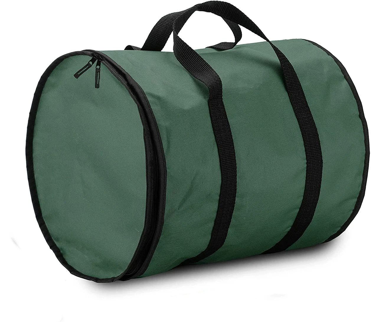 Christmas Light storage Bag | Holiday Light Storage Organizer  Extension Cords Constructed of Durable 600D Oxford Material with Clear PVC Window (Green) - Image 1