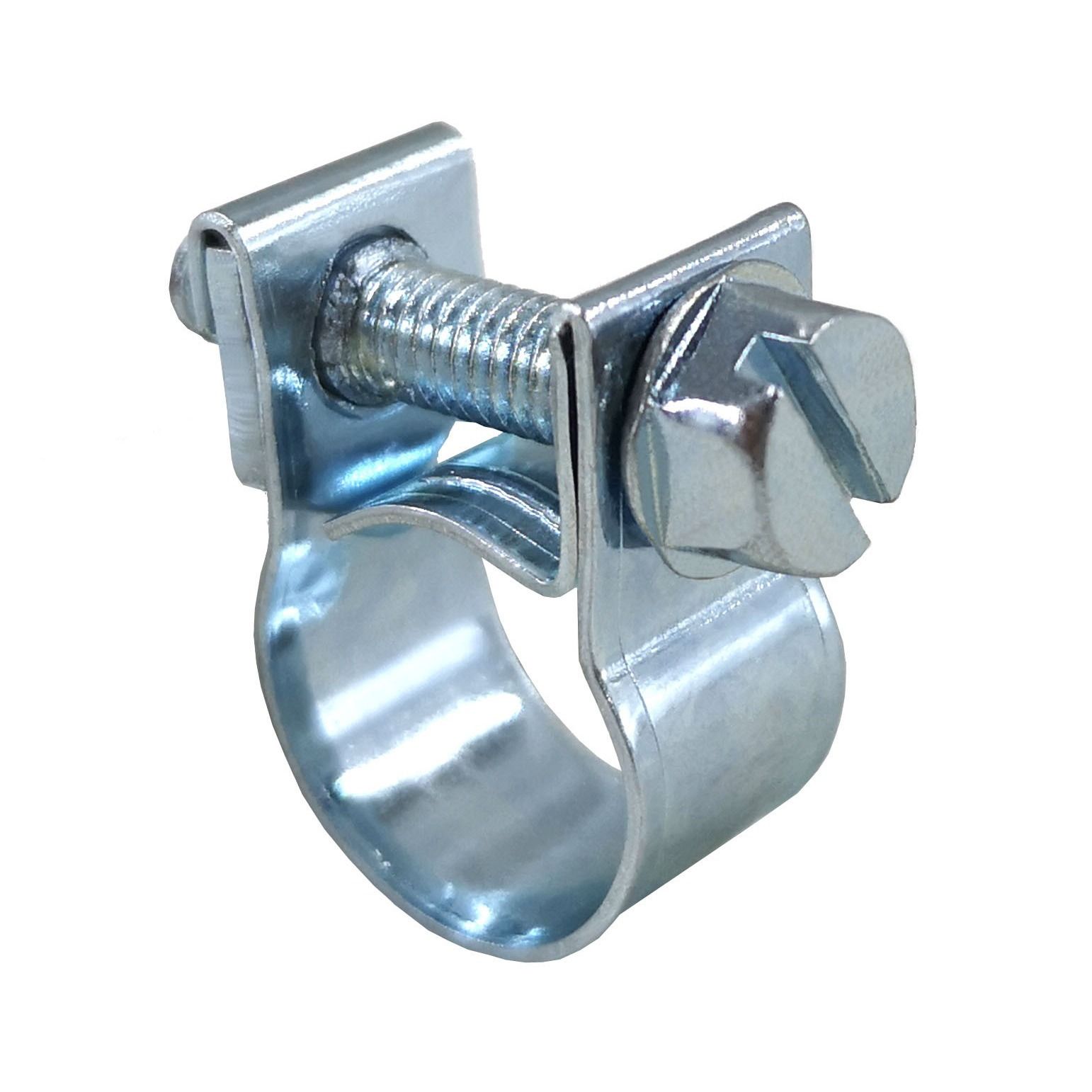 50PCS Fuel Line Clamp 304 Stainless Steel,Mini Fuel Injection Gas Line Hose Clamps,Pipe Clamp for Automotive,Diesel Petrol Pipe - Image 2