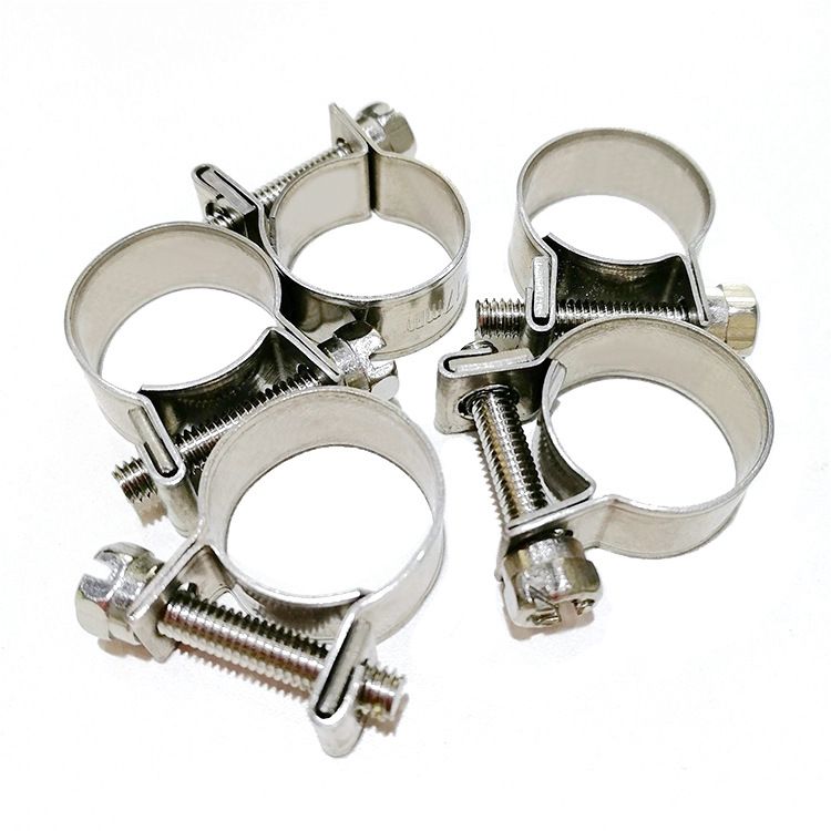 50PCS Fuel Line Clamp 304 Stainless Steel,Mini Fuel Injection Gas Line Hose Clamps,Pipe Clamp for Automotive,Diesel Petrol Pipe - Image 4