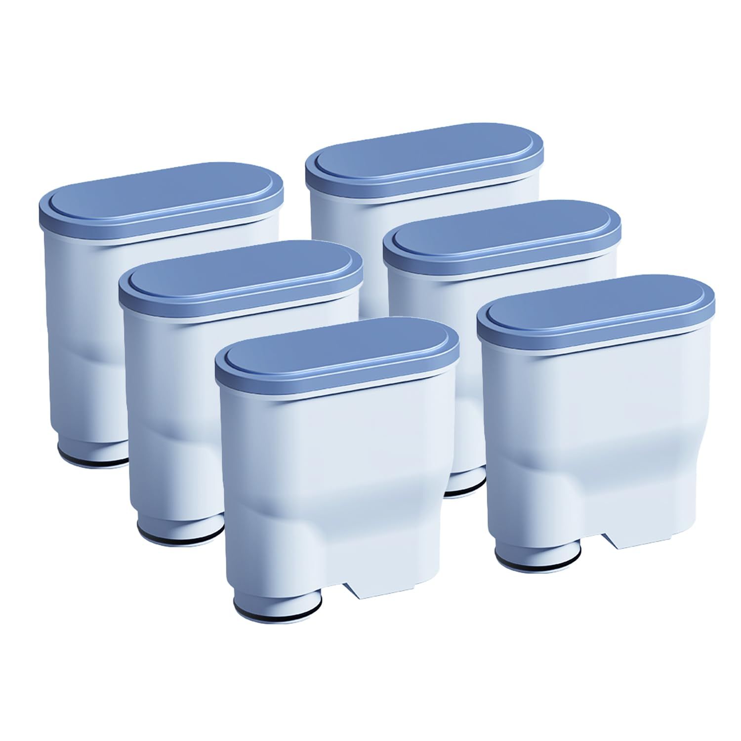 Coffee Machine Water Filter Compatible Water Filter For Fully Automatic Coffee Machines Dedicated Anti-Lime Scale Water (pack of 6) - Image 1