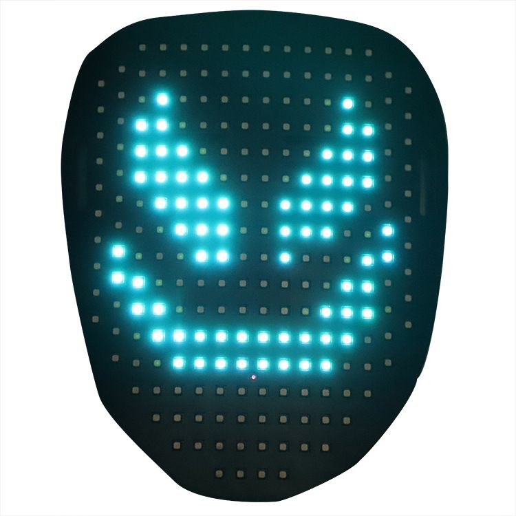 LED Mask with Gesture Sensing, Light-Up Transforming Face Cover for Halloween, Christmas, Cosplay & Birthday Parties - Image 5