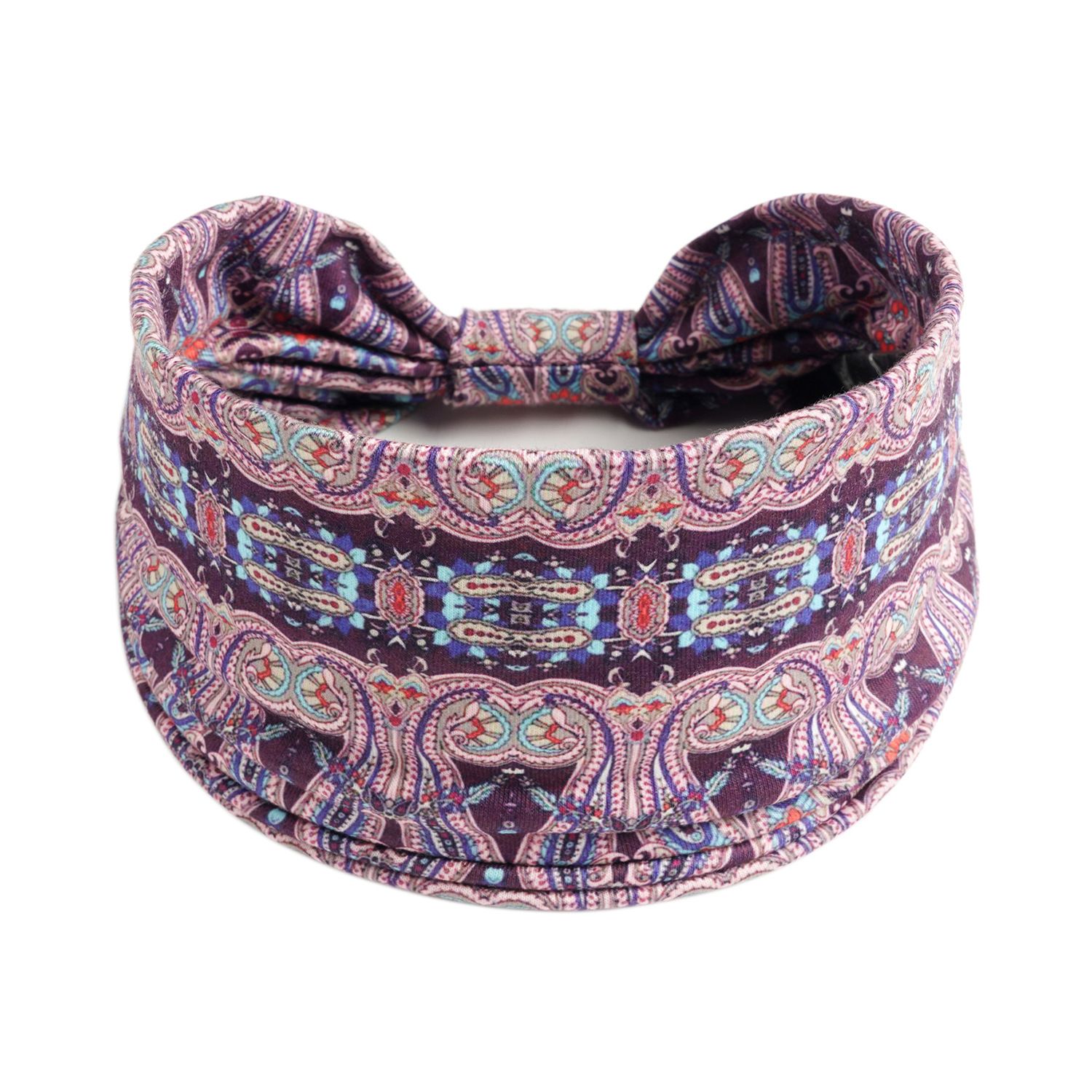 10 Pieces Womens Mens Headband Printed Hairband Bandana Wrap (Multicolored )Elastic Headband Stylish Wrap Headbands Hair Accessories - Image 4