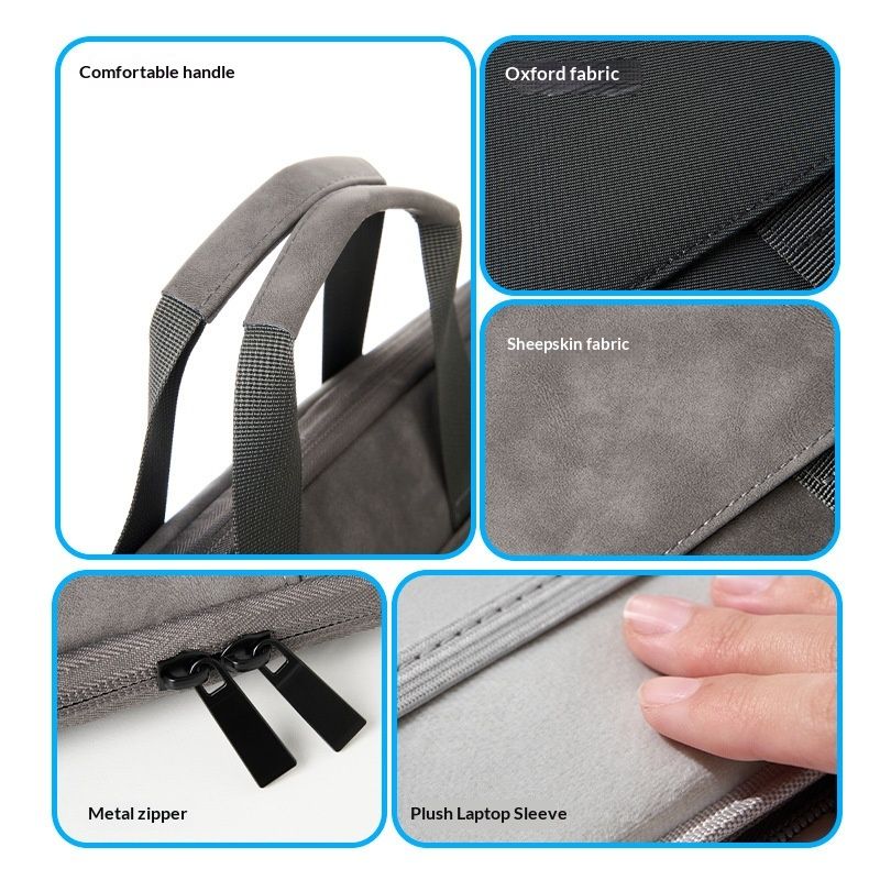 Waterproof Laptop Bag 13 14 Inch for Women Men Unisex Slim Protective and Durable Design Ideal for School College Office/Business Travel - Image 4