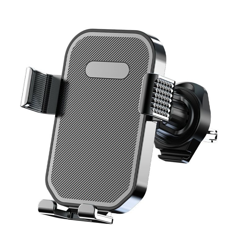 Firm-hold Air Vent Car Phone Holder ,Rotatable Universal Phone Mount with Adjustable Wide Hook,Anti-vibration,Single-press Release,Heat-resistant - Image 1