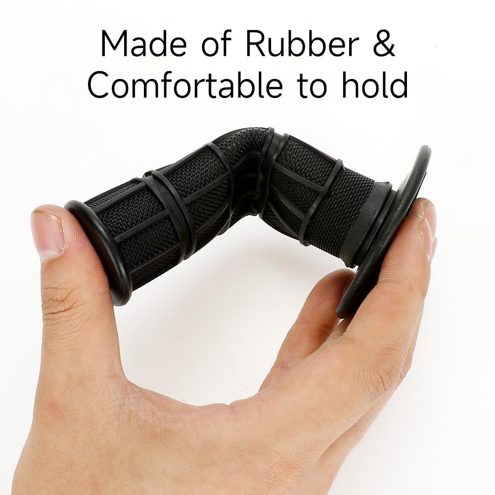 Black Motorcycle Grip, Motorcycle Hand Grips for Pit Dirt Bike Motocross Motorcycle Offroad Dirt Bike - Image 4