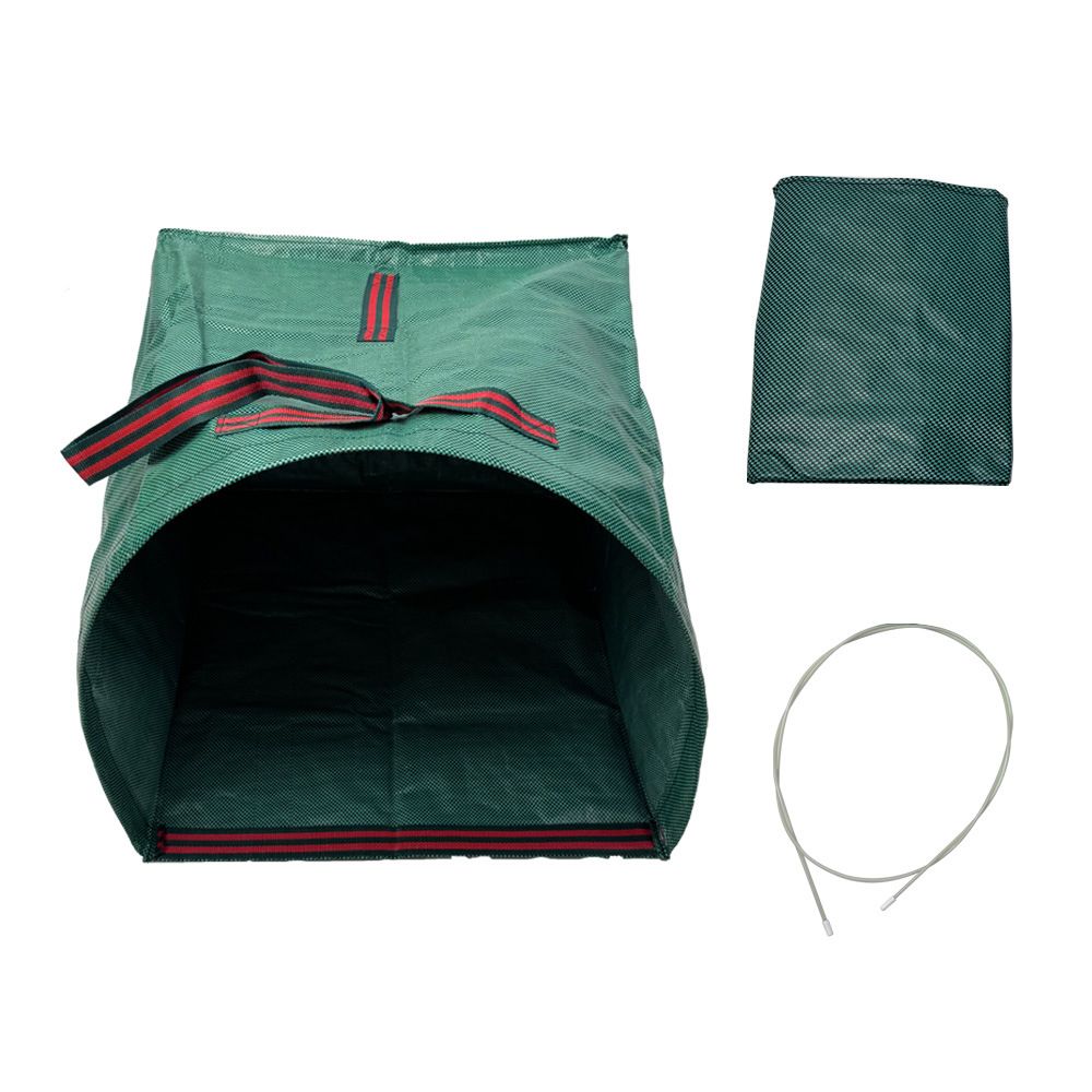 Leaf Collector, Large Yard Dustpan-Type Lawn and Leaf Bags,150L Reusable Garden Bags for Leaves, Debris, Grass, Clippings, Lawn Trash（green 59*56*43cm） - Image 1