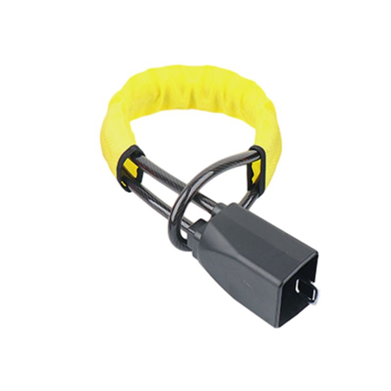 Steering Wheel Lock Seat Belt Lock Universal Anti Theft Car Device Car Lock Car Theft Prevention with 2 Keys for Car Security Fit Most Vehicles Truck SUV Van (Yellow) - Image 1