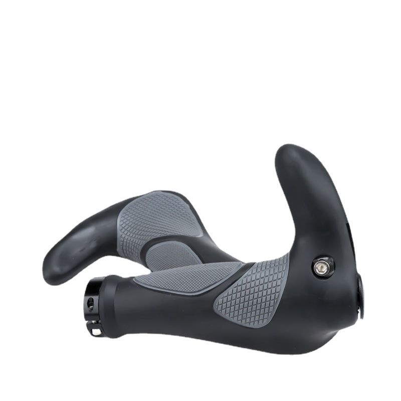 Bike Handlebar Grips, Soft Gel Inserts Shock Resistance Ergonomics Comfort Design,for MTB Bicycle Mountain Bike Grip（Carrying a horn handle） - Image 2