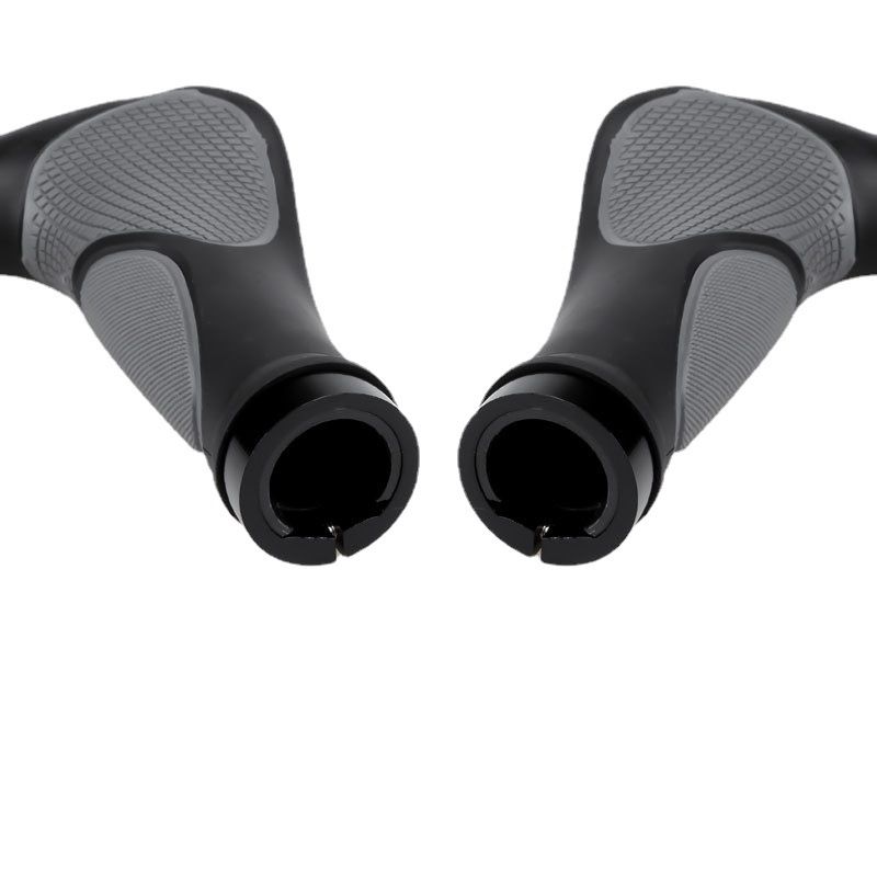Bike Handlebar Grips, Soft Gel Inserts Shock Resistance Ergonomics Comfort Design,for MTB Bicycle Mountain Bike Grip（Carrying a horn handle） - Image 3