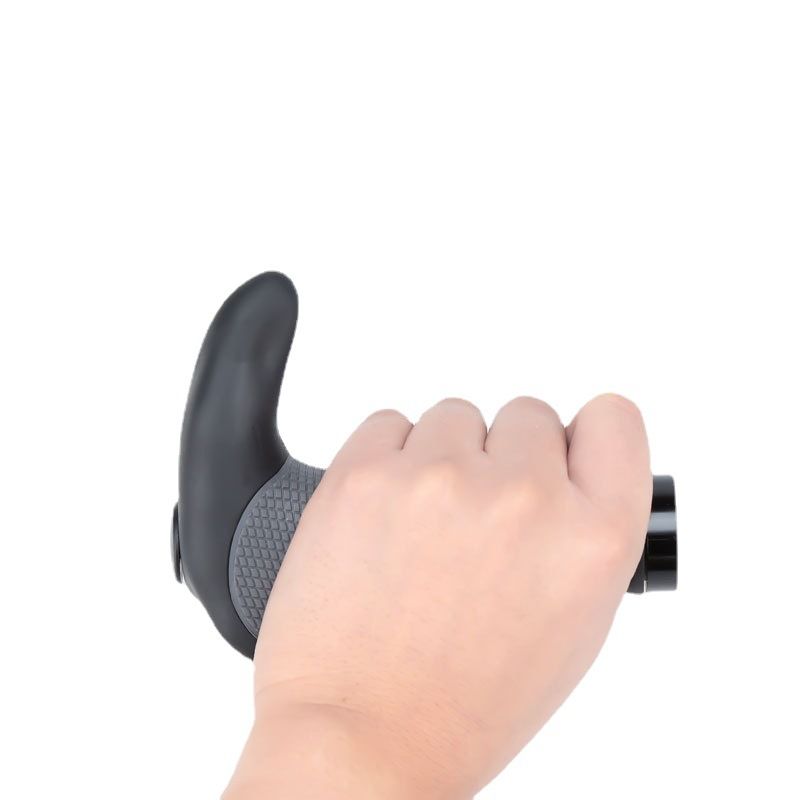 Bike Handlebar Grips, Soft Gel Inserts Shock Resistance Ergonomics Comfort Design,for MTB Bicycle Mountain Bike Grip（Carrying a horn handle） - Image 4