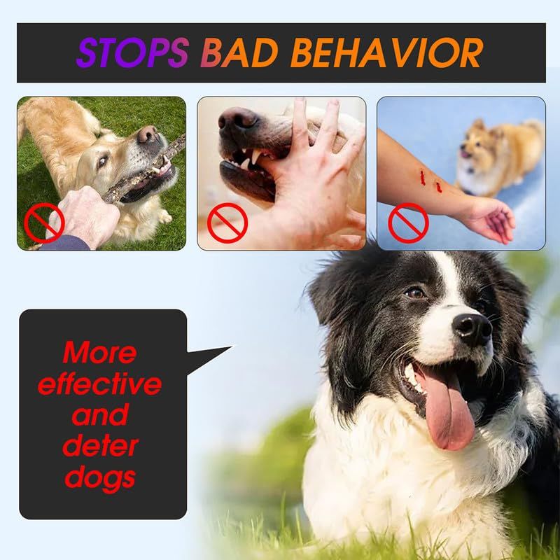 Ultrasonic Dog Repeller, Anti Barking Devices Super Ultrasonic Dog Chaser Dog Bark Deterrent Device Bark Box Sonic Barking Deterrent Devices - Image 3