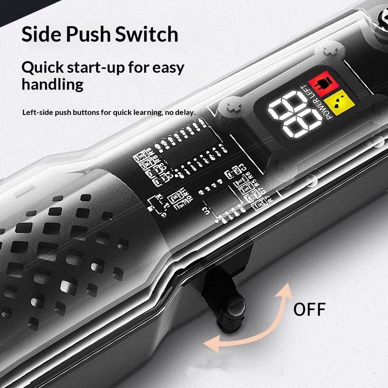 Hair Clippers for Men,Professional Barber Clippers,Cordless&Corded Barber Clippers for Hair Cutting & Grooming Rechargeable Beard Trimmer - Image 4