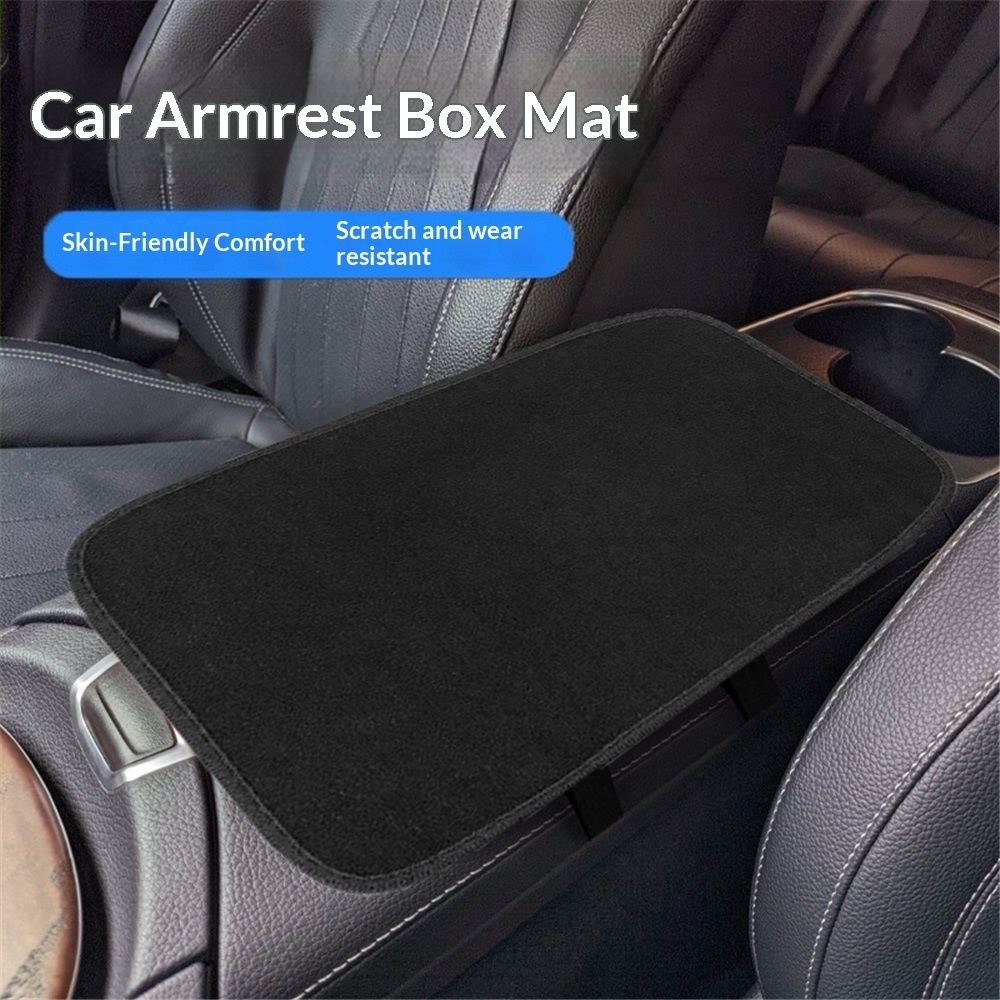 Car Center Console Cover, Universal Car Armrest Cover,Center Console Armrest Protector, Fit for Most Vehicle, SUV, Truck Car Accessories（black） - Image 5