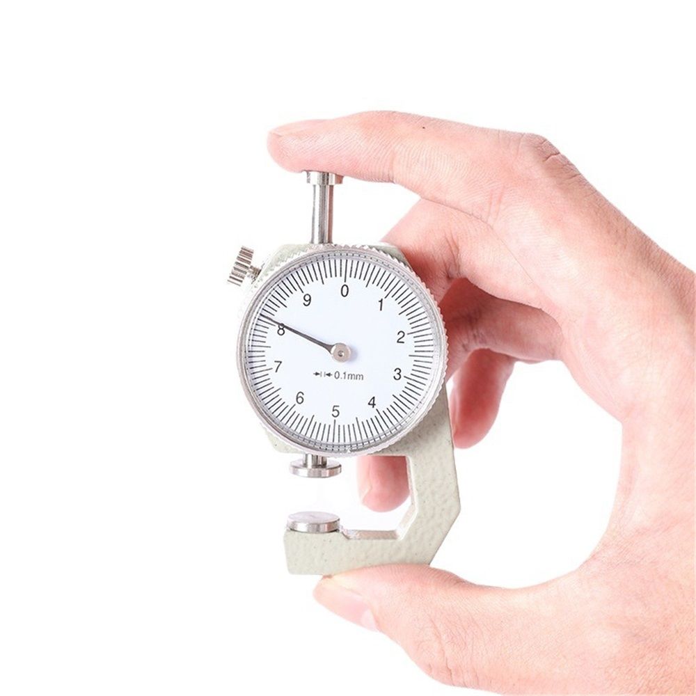 Thickness Round Thickness Tester Dial Indicator Portable Measuring Jewelry Leather Board Equipment - Image 1