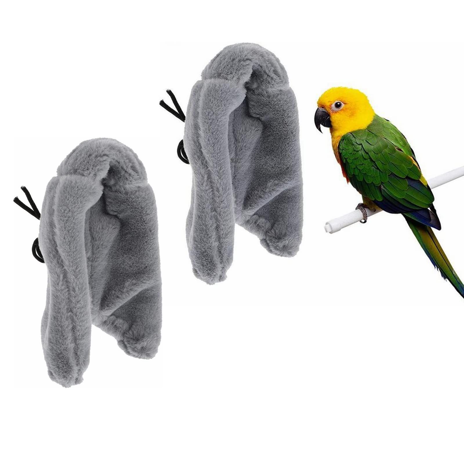 2 Pieces Comfort Corner  Bird Blanket, Cuddle Nest Hanging Toy for Bird Cage, Warm Bird Shelter Bed for Small and Medium Parrots, Cockatiel Pigeon and Lovebirds (M) - Image 1