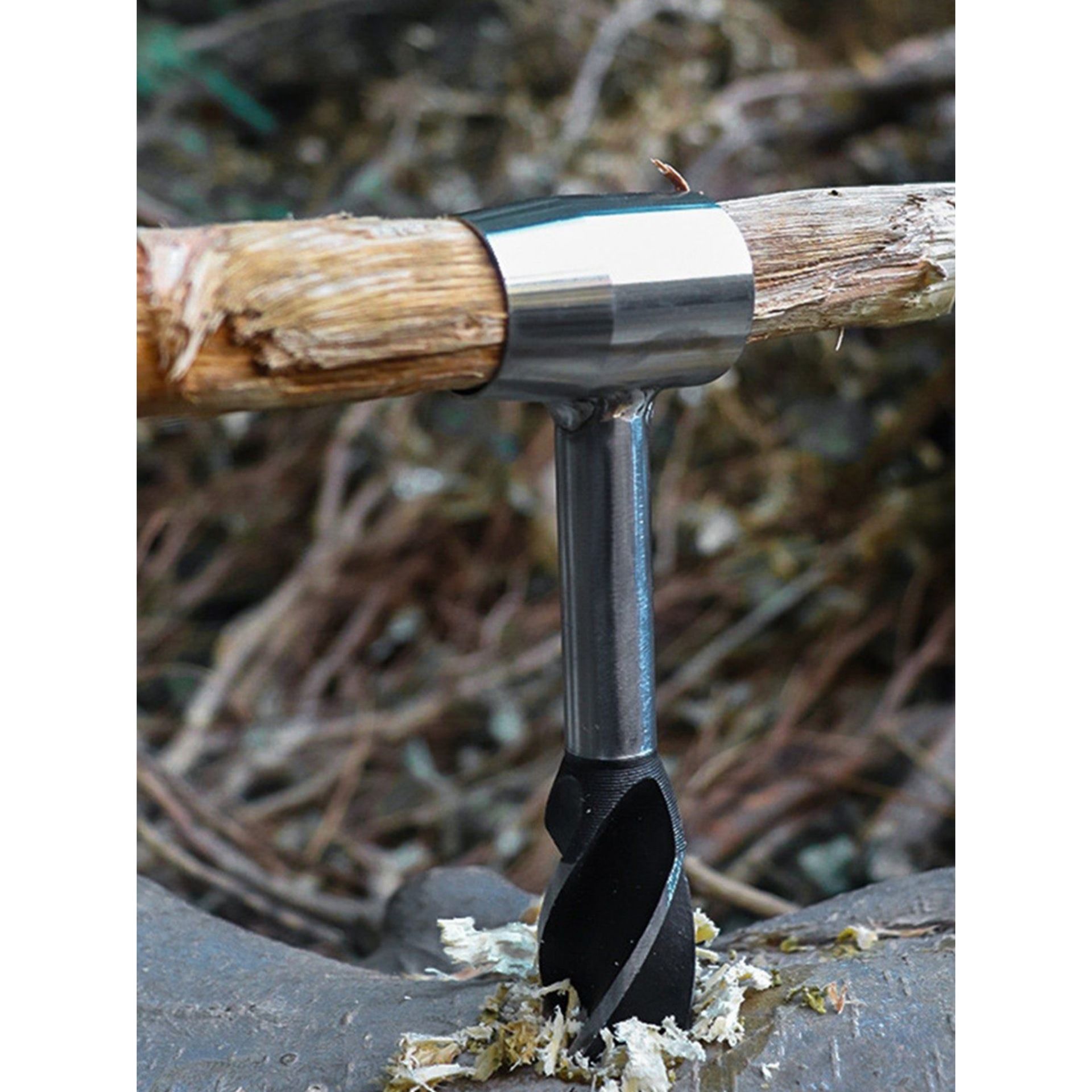 Hand Auger Wrench for Easy Wood Drilling - Settlers Wrench and Bushcraft Tools Perfect for Camping and Woodworking Tasks- - Image 4