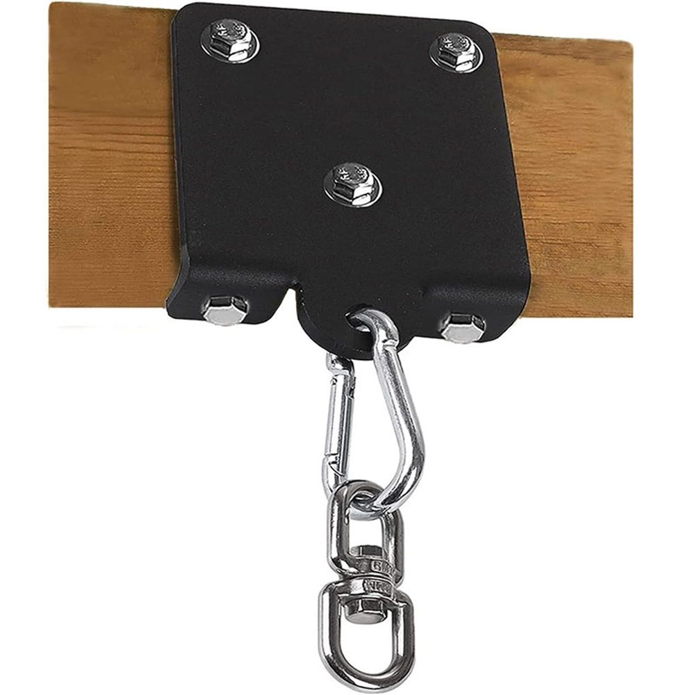 Punching Bag Hanger for Heavy Bag Beam Mount Hardware 360° Rotation Boxing Bag Ceiling Mount I-Beam Heavy Bag Hanger Beam Mount Hooks - Image 2