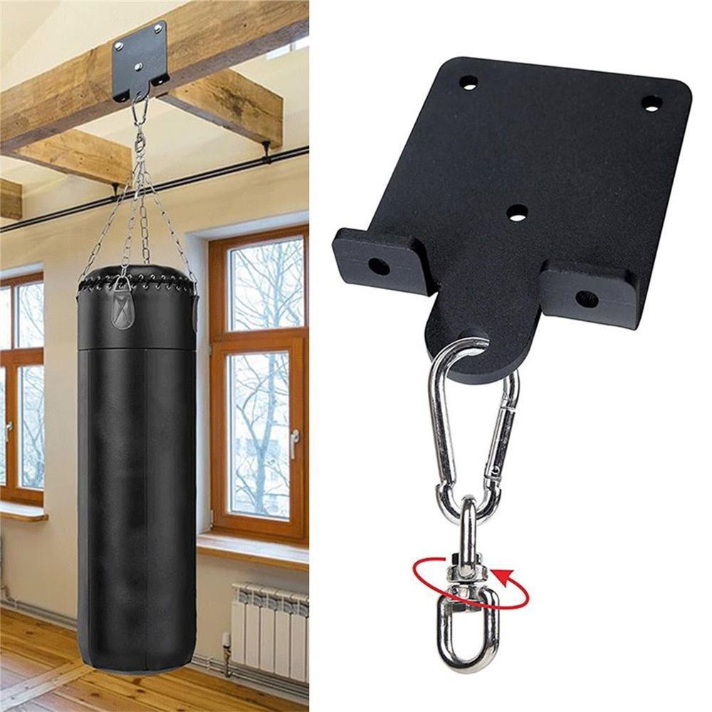 Punching Bag Hanger for Heavy Bag Beam Mount Hardware 360° Rotation Boxing Bag Ceiling Mount I-Beam Heavy Bag Hanger Beam Mount Hooks - Image 4