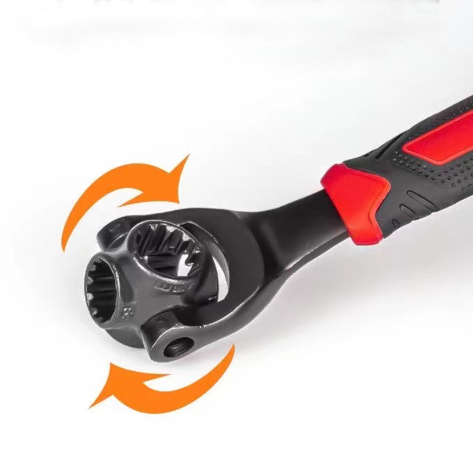 Universal Socket Wrench 8in 1 Wrench Multifunction Wrench Tool with 360 Degree Rotating Head, Spanner Tool for Home and Car Repair（Black） - Image 2
