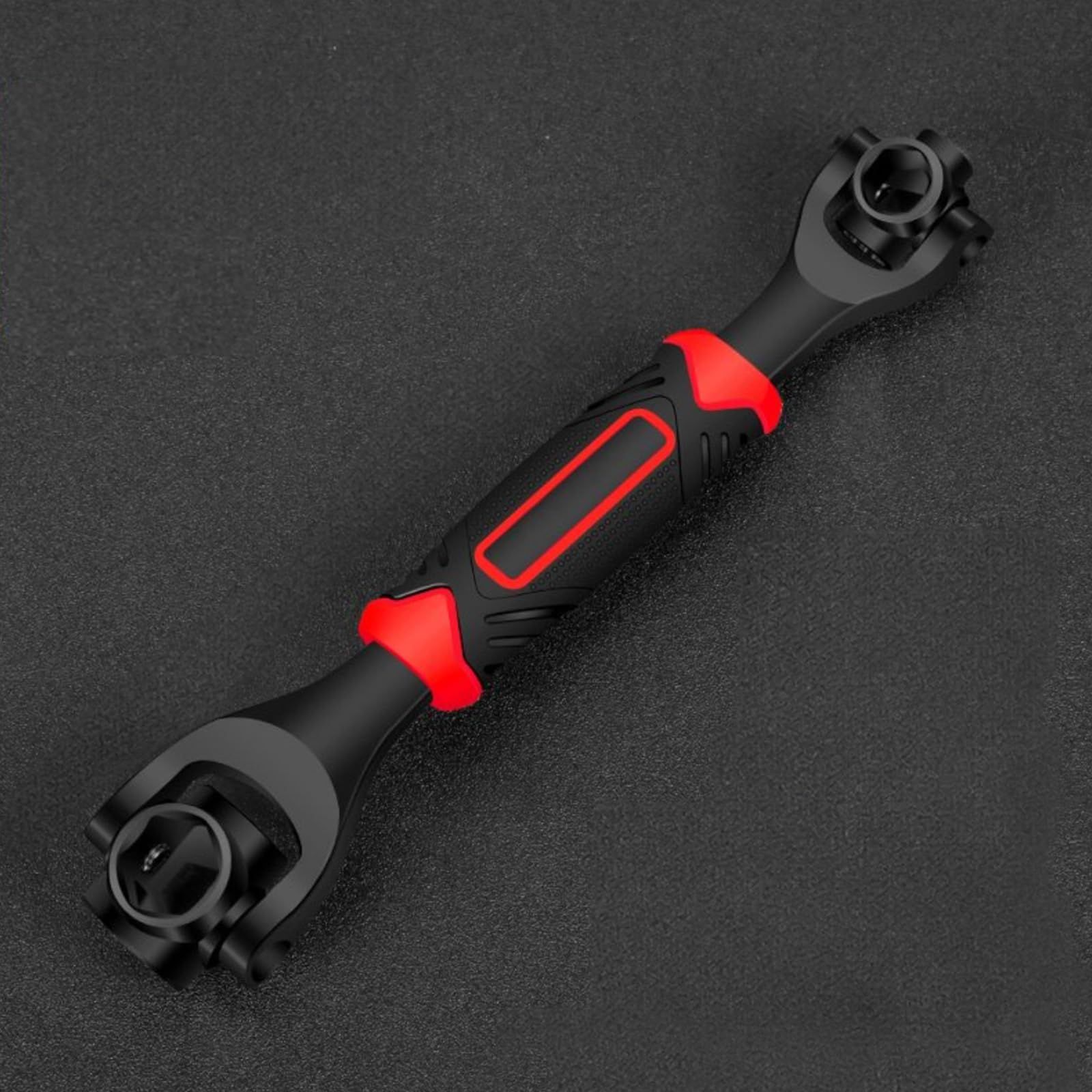 Universal Socket Wrench 8in 1 Wrench Multifunction Wrench Tool with 360 Degree Rotating Head, Spanner Tool for Home and Car Repair（Black） - Image 4