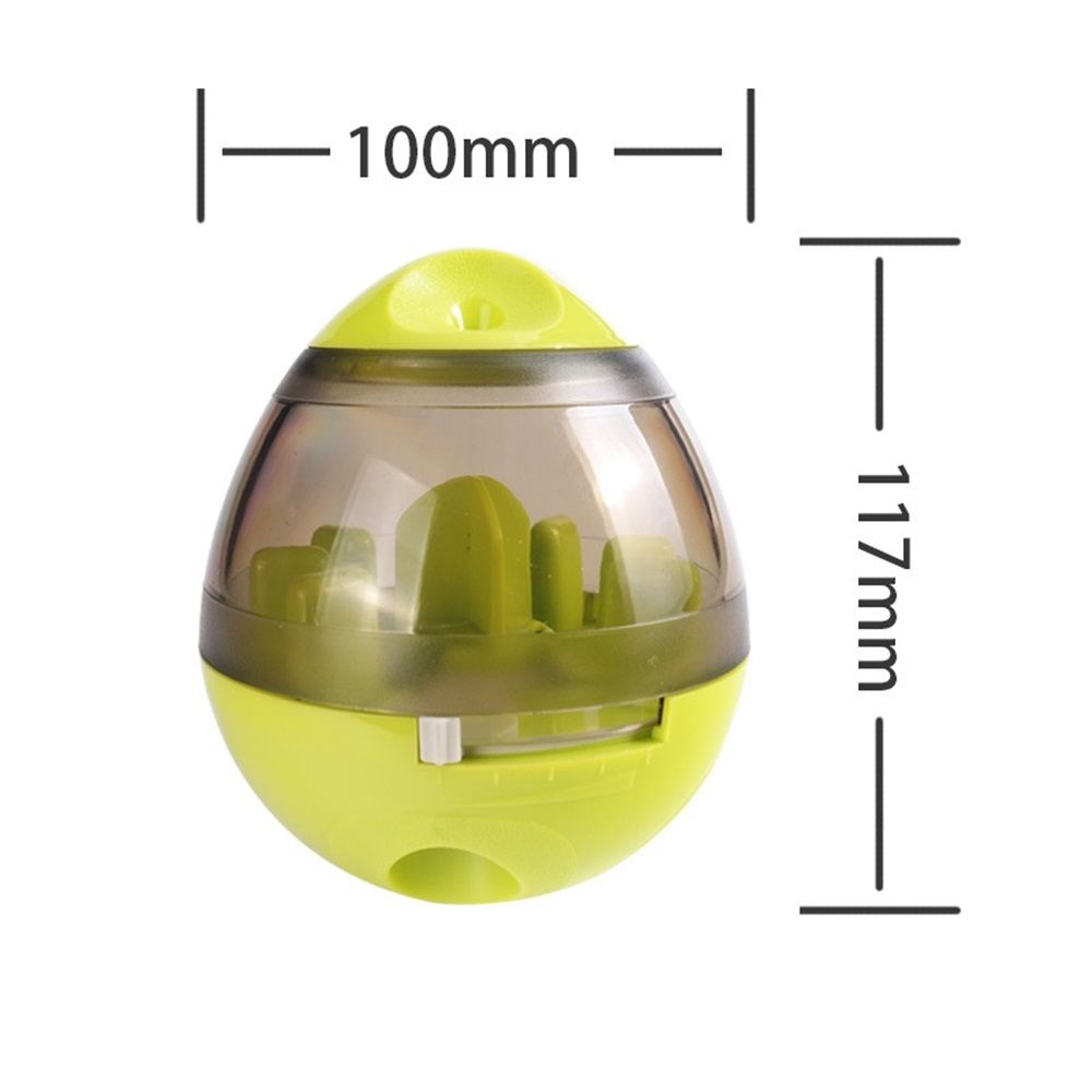 Dog & Cat Interactive Mental Stimulation Toy, Puzzle Treat Ball , Slow Feeding Ball,Puppy Herding Egg Treat Dispenser Tumbler (Green,oniy box) - Image 4