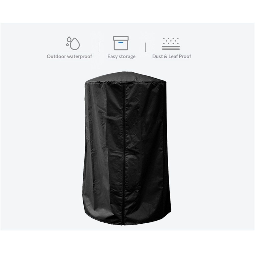 Heavy Duty Waterproof Tabletop Heater Cover, Dustproof/ Wind/ Sunlight/ Snow-Resistant,Winter Patio Heater Covers, Black - Image 5