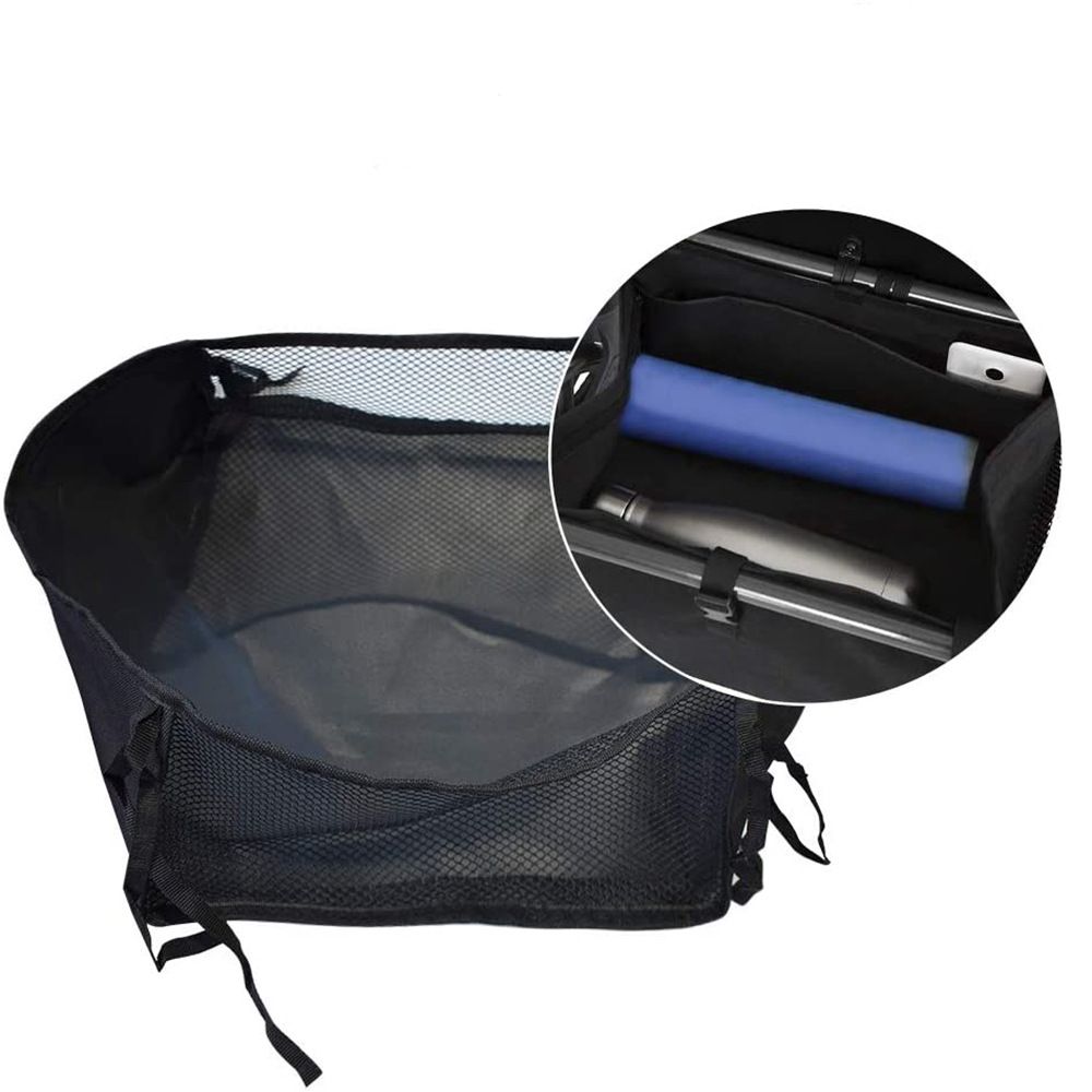 2 pack Wheelchair Bag, Rollator Seat Bag, Wheelchair Storage Bag, Side Storage Organizer, Lightweight and Heavy Duty Travel Tote, Under Seat Large Capacity Reusable Backpack Bag - Image 4