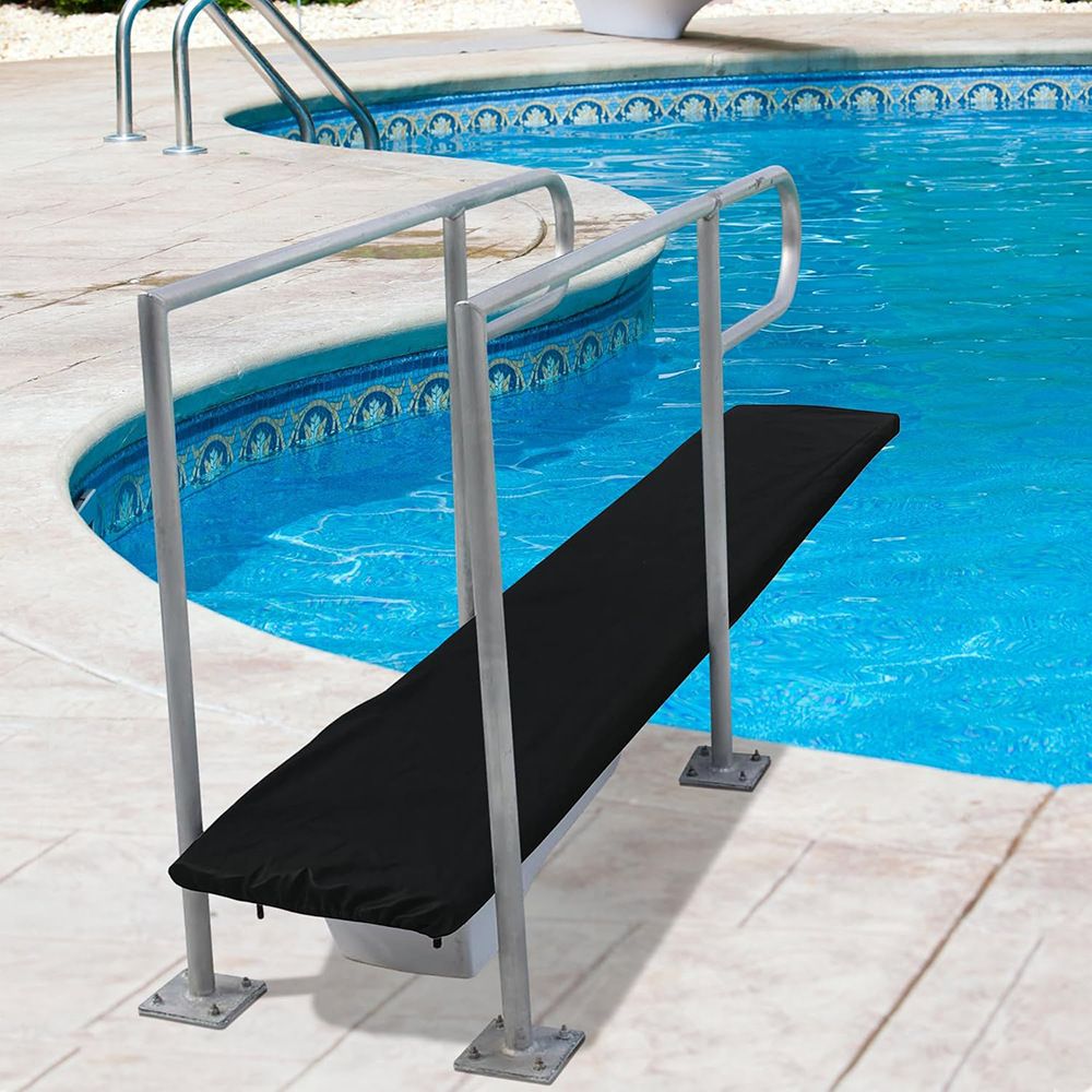 6 Ft Pool Diving Board Cover,600D Oxford Weatherproof Diving Board Cover,UV Resistance Diving Board Protective Cover for Summer Winter Outdoor Climatic Dust Prevention - Image 3